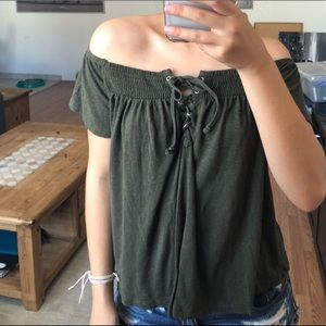 American Eagle Off the Shoulder Top